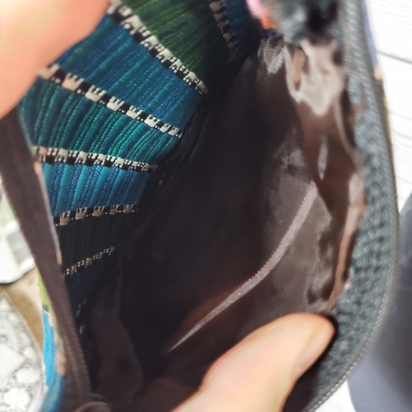 Baha Style Cross Body Small Bag Purse Zipper - Picture 3 of 5